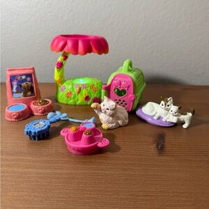 Littlest pet shops cat set vintage